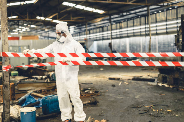 Professional Biohazard technician working in Greenville, FL